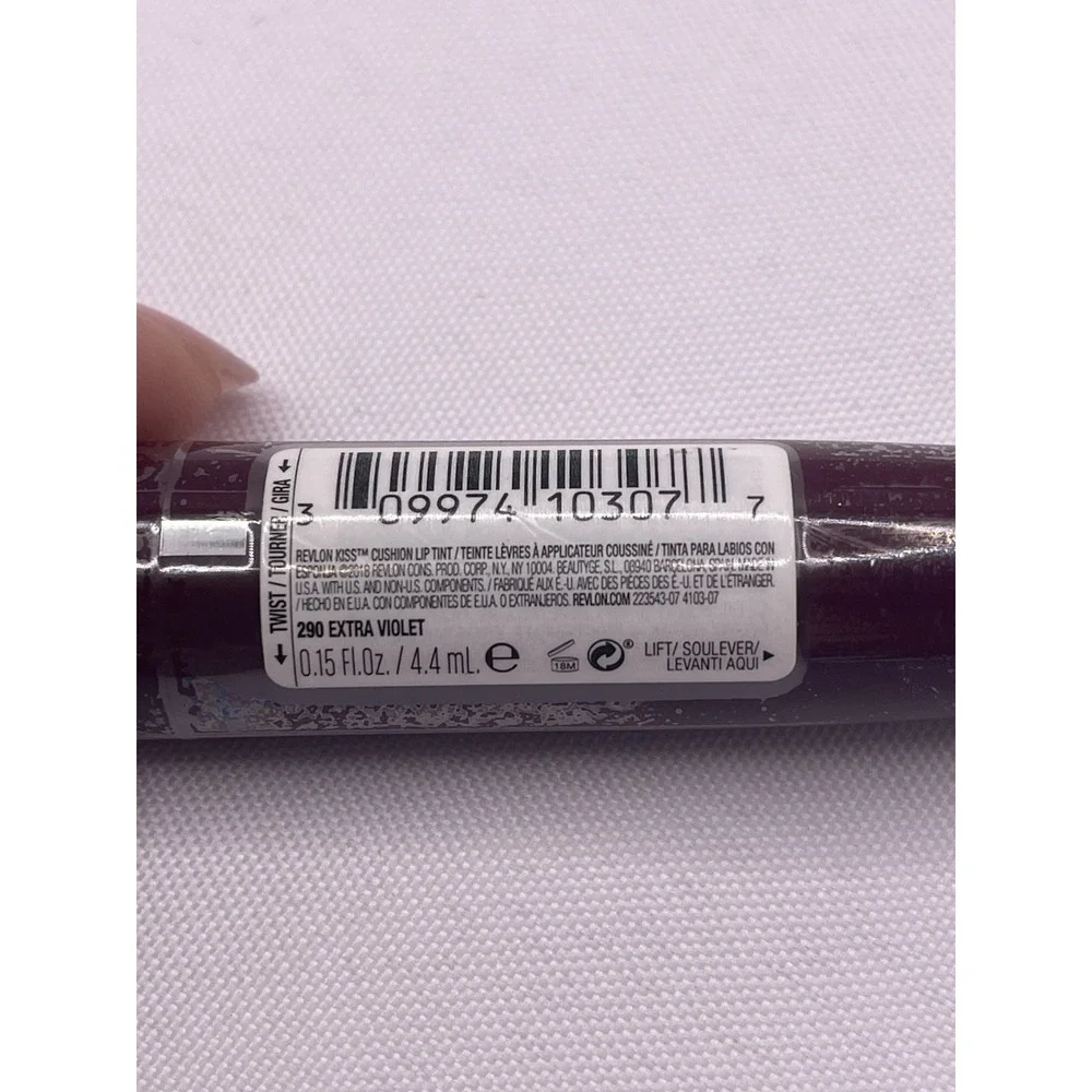 Revlon Kiss Cushion Lip Tint 290 Extra Violet New Sealed‎